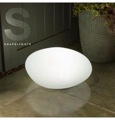 ShapeLights ovale Lampe (40cm) Solar/USB (einstellbarer Lichtfarbe) - 