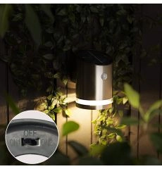 Duron Solar-Wandlampe mit Bewegungsmelder - 