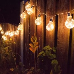 Aurora PRO Vintage Solar Lichterkette (20 Glühb.) - Winter Solarbeleuchtung