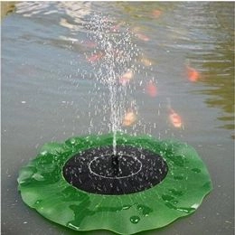 Solarspringbrunnen im Seerosen-Design - Rabatte und Angebote